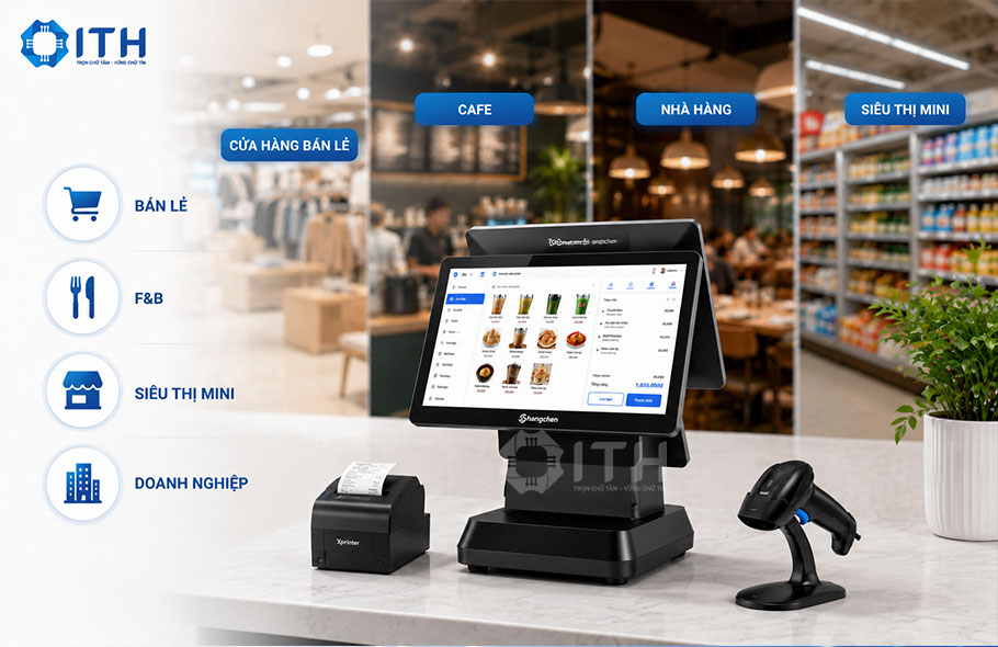 Máy bán hàng POS Shangchen Ứng dụng thực tế 