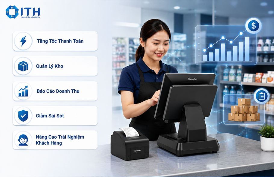 Lợi ích khi sử dụng Máy bán hàng POS Shangchen 