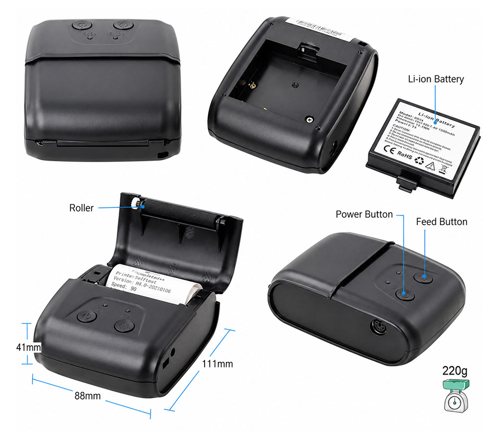 Máy in hóa đơn Xprinter XP-P200