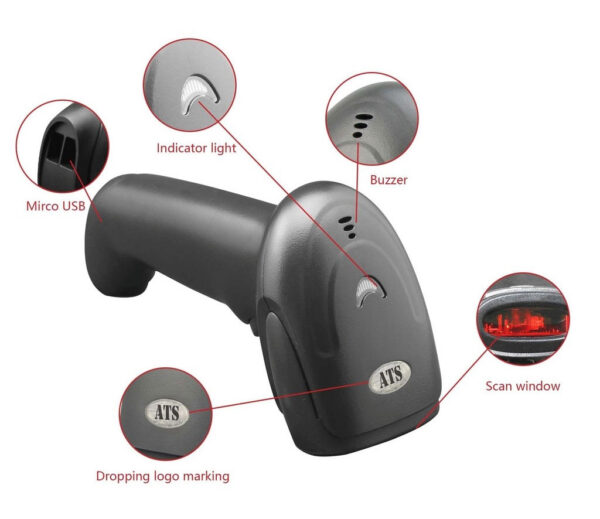 Đầu đọc mã vạch không dây ATS 9309B