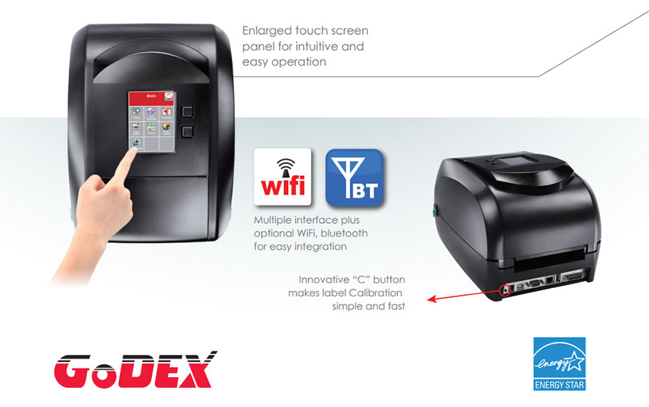 Máy in mã vạch Godex RT863i+